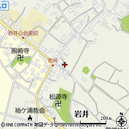千葉県袖ケ浦市岩井604周辺の地図