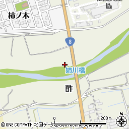 姉川大橋周辺の地図
