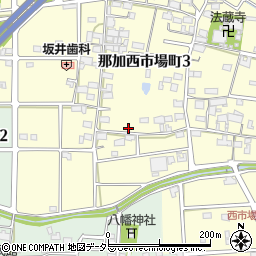 岐阜県各務原市那加西市場町3丁目137周辺の地図