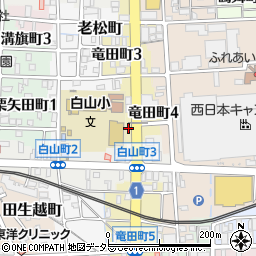 岐阜県岐阜市竜田町4丁目7周辺の地図