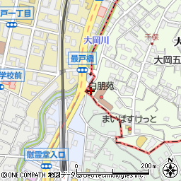 ローソン横浜大岡五丁目店周辺の地図