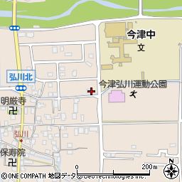滋賀県高島市今津町弘川993周辺の地図