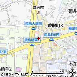 岐阜県岐阜市西荘周辺の地図