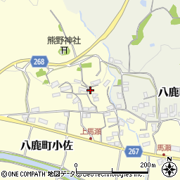 兵庫県養父市八鹿町小佐176周辺の地図
