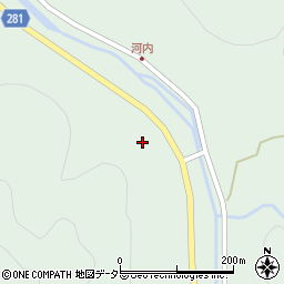 鳥取県鳥取市鹿野町河内2596周辺の地図