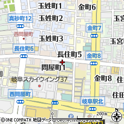 公文教育研究会　岐阜事務局周辺の地図