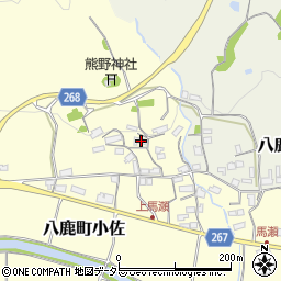 兵庫県養父市八鹿町小佐231周辺の地図