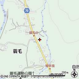 神奈川県秦野市蓑毛周辺の地図