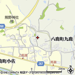 兵庫県養父市八鹿町九鹿1499周辺の地図