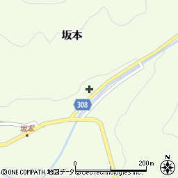 鳥取県東伯郡三朝町坂本1003周辺の地図
