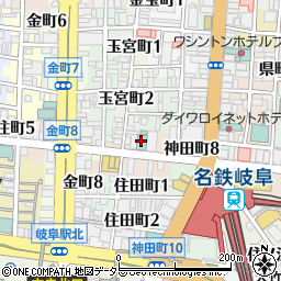 ステーキのくいしんぼ 新岐阜駅前店周辺の地図