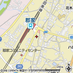 鳥取銀行郡家支店周辺の地図