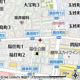 喜久屋 長住店周辺の地図