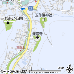 清巌寺周辺の地図
