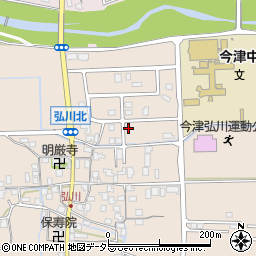 滋賀県高島市今津町弘川1916周辺の地図