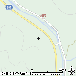 鳥取県鳥取市鹿野町河内2606周辺の地図