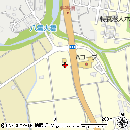 島根県松江市八雲町東岩坂15-1周辺の地図