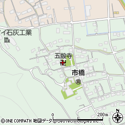 五穀寺周辺の地図