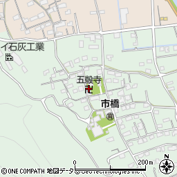 五穀寺周辺の地図