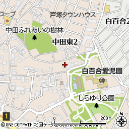 日本同盟基督教団白百合福音教会周辺の地図
