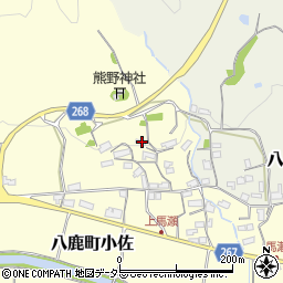兵庫県養父市八鹿町小佐229周辺の地図