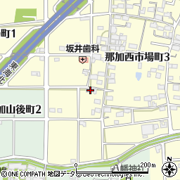 岐阜県各務原市那加西市場町2丁目110周辺の地図