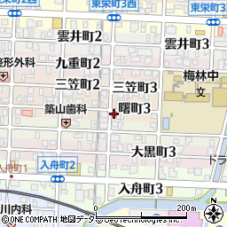 岐阜曙郵便局 ＡＴＭ周辺の地図