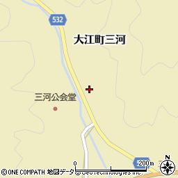京都府福知山市大江町三河454周辺の地図