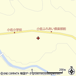 兵庫県養父市八鹿町小佐889周辺の地図