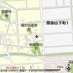 岐阜県各務原市那加西市場町5丁目190周辺の地図