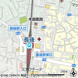 長後庵・長後東口駅前店周辺の地図