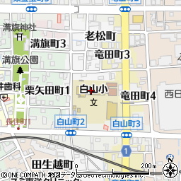 岐阜市立白山小学校周辺の地図