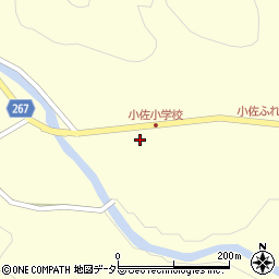 兵庫県養父市八鹿町小佐1006周辺の地図