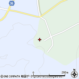 鳥取県西伯郡大山町赤松156周辺の地図