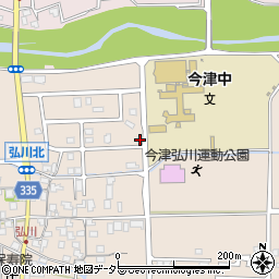 滋賀県高島市今津町弘川1902-11周辺の地図