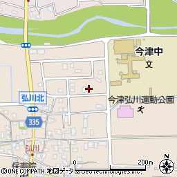 滋賀県高島市今津町弘川1902-7周辺の地図