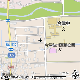 滋賀県高島市今津町弘川1902-9周辺の地図