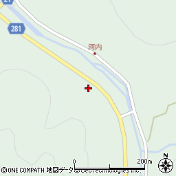 鳥取県鳥取市鹿野町河内2608周辺の地図