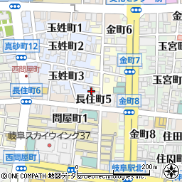 Ｉ’ｓ岐阜駅前周辺の地図