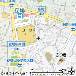 神奈川県横浜市泉区中田西1丁目周辺の地図