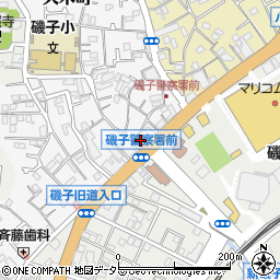 ローソンストア１００磯子久木町店周辺の地図
