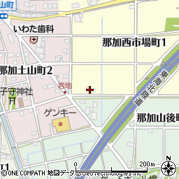 岐阜県各務原市那加西市場町1丁目212周辺の地図
