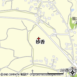 千葉県市原市妙香周辺の地図