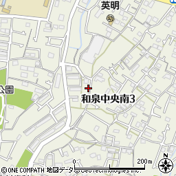 神奈川県横浜市泉区和泉中央南周辺の地図