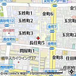名鉄協商岐阜高野町駐車場周辺の地図