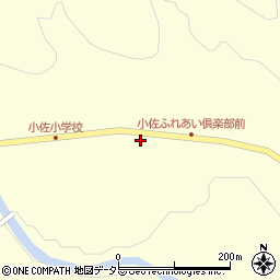 兵庫県養父市八鹿町小佐885周辺の地図