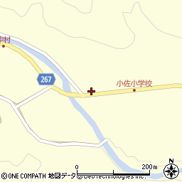 兵庫県養父市八鹿町小佐983周辺の地図