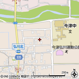 滋賀県高島市今津町弘川1903-7周辺の地図