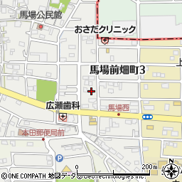 岐阜県瑞穂市馬場前畑町3丁目78周辺の地図