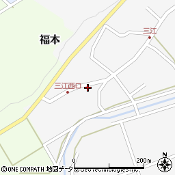 鳥取県倉吉市三江438-1周辺の地図